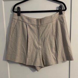 Express Women's High Waist Tan Shorts